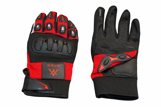 Apex Safety Gloves Strong Grip , Touch mobile sensor ,  2 Reflector glow in night & washable