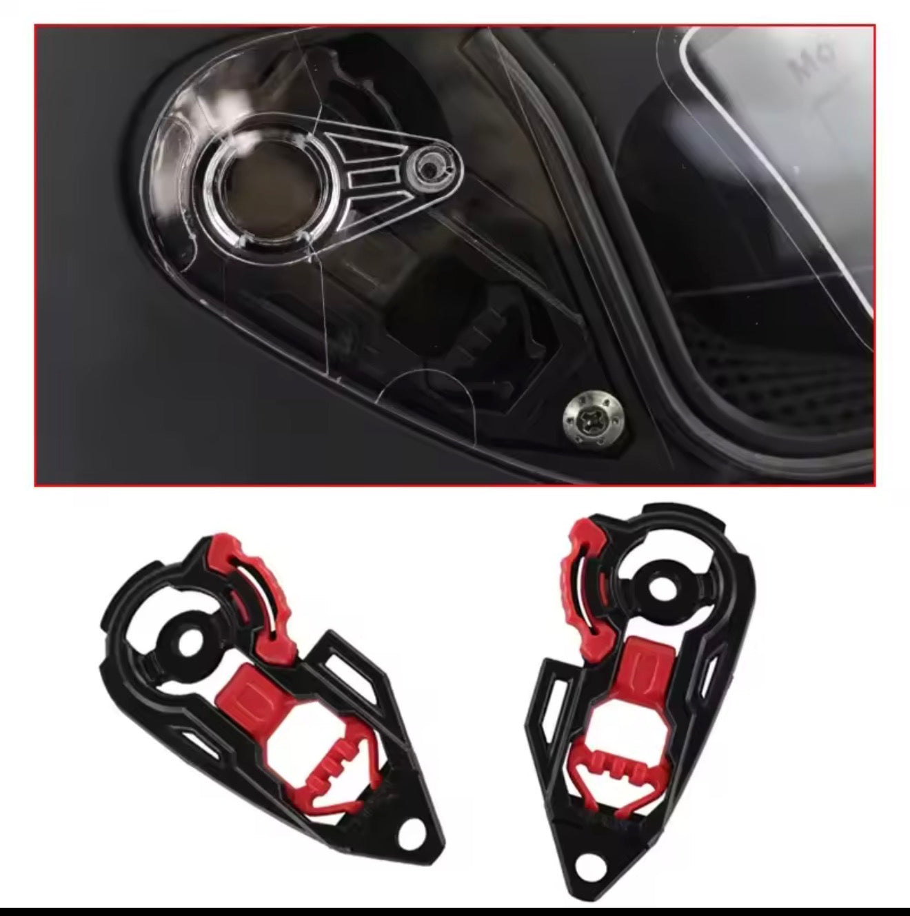 Visor Mechanism – Jiekai JK316 JK902 & SP 169 – Ratchet System Helmet – Screen Holder – Stepper