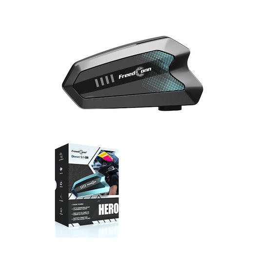 Freedconn Hero Motorcycle Intercom Helmet Bluetooth Headset 10 Riders Moto Intercomunicador Music Share Helmets for Motorcycles