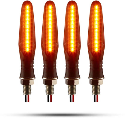 4 pice Universal Motorcycle Runing OD style  Turn Signal Light LED Indicator