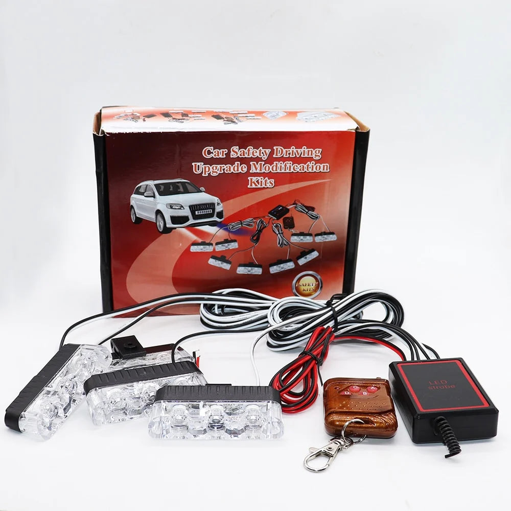 4 pice remote Dolphan Flasher for Motorcycle Police flasher