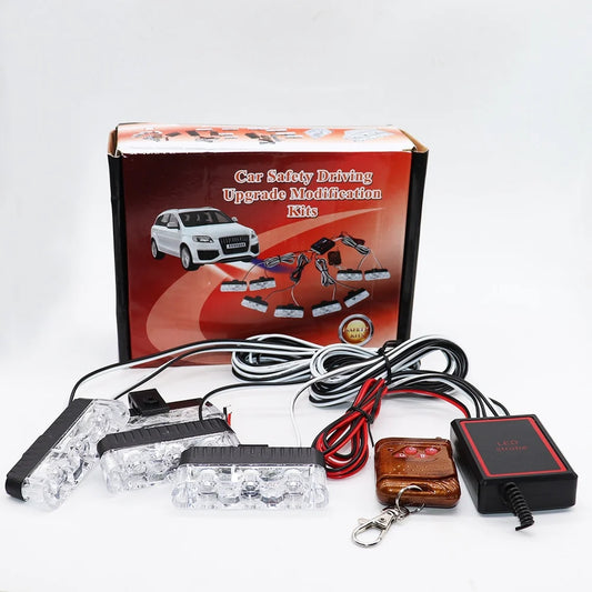 4 pice remote Dolphan Flasher for Motorcycle Police flasher