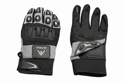Apex Safety Gloves Strong Grip , Touch mobile sensor ,  2 Reflector glow in night & washable