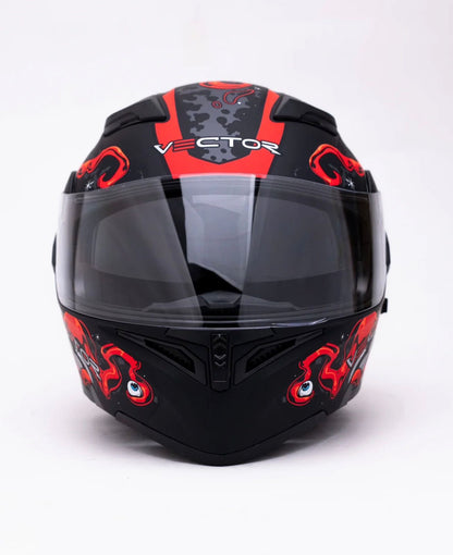 Vector 254 DOT certified Flip up helmet washable paddings