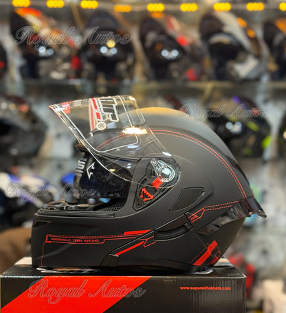 SuperAir 902 Helmet smart shape with Spoiler DOT certified Helmet SP902
