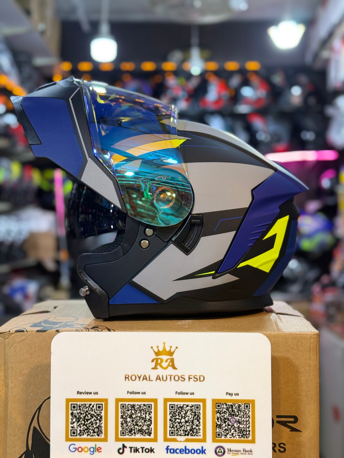 Vector 265 with Polarise Visor  DOT certified Helmet Modular helmet
