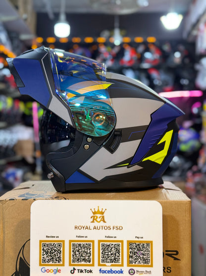 Vector 265 with Polarise Visor  DOT certified Helmet Modular helmet