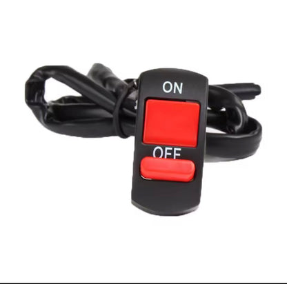 Motorcycle Handlebar Flameout Switch Motorbike ON OFF Button for Moto Bike Headlight Signal Lamp Universal Control Buttton