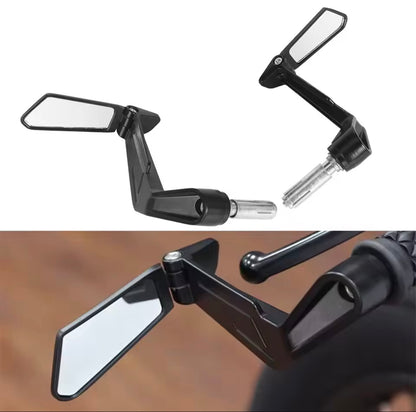 Lever Guard LG03 with Side View Mirrors – Clutch Brake Hand Protection – Aluminium – Handlebar Guard – Motorcycle