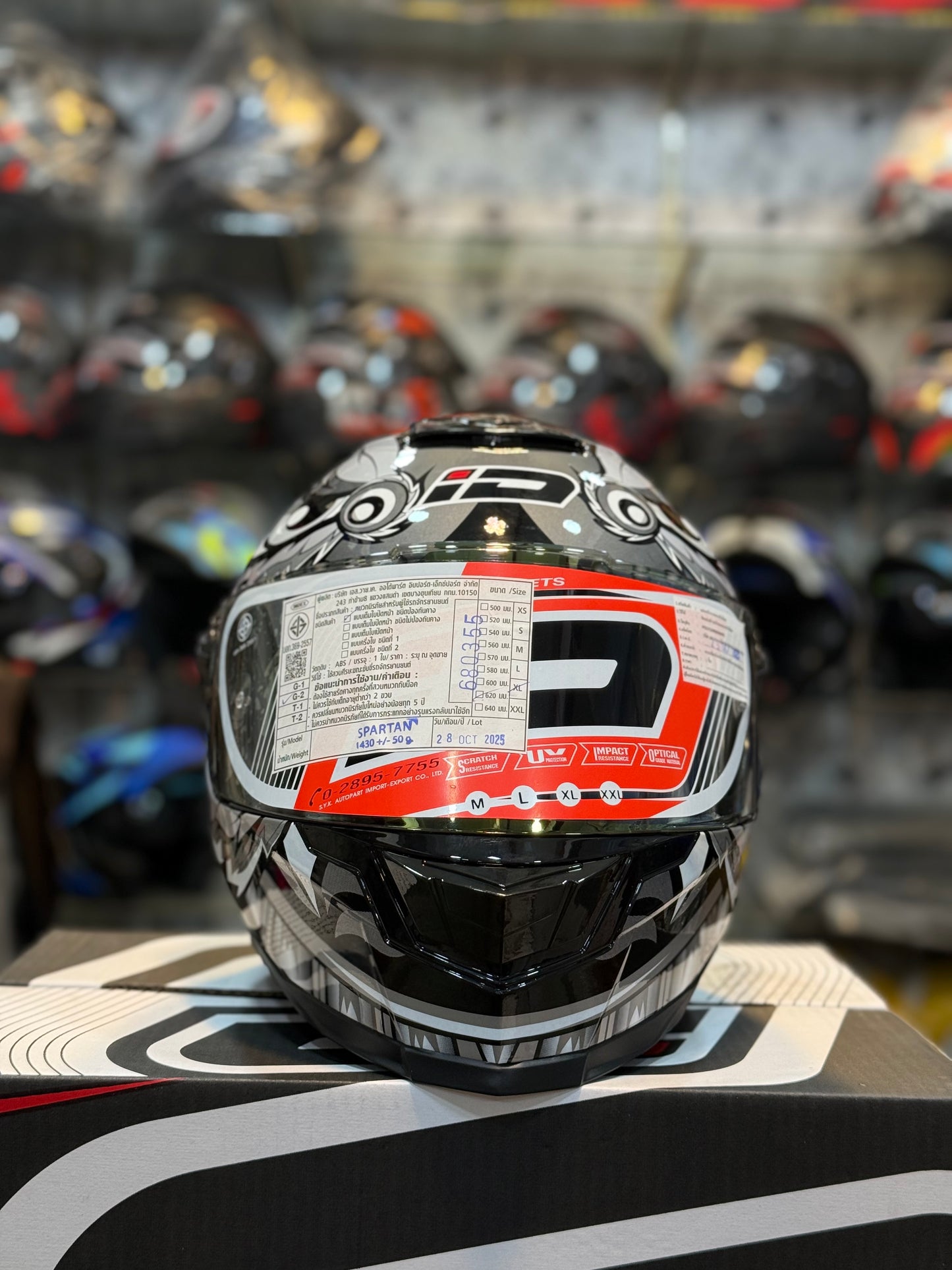 ID spartan limited Addition DOT certified helmet