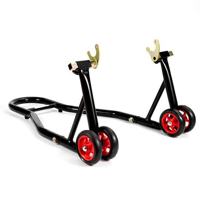 Motorcycle Black Paddock Stand / Rear Wheel Lift Stand For Heavy Bikes