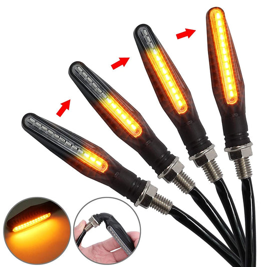 4 pice Universal Motorcycle Runing OD style  Turn Signal Light LED Indicator