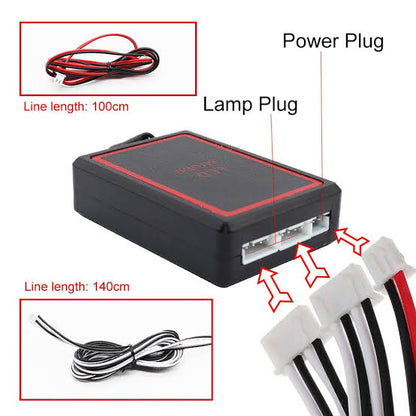 4 pice 3 colour  remote Dolphan & white Flasher for Motorcycle & Car Jeep Flasher