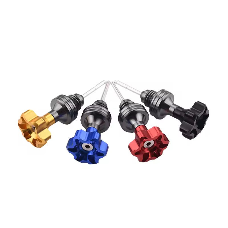 Motorcycle Engine Oil Dipstick Filler Flower Cap CNC  Screw Cover Oil Cover