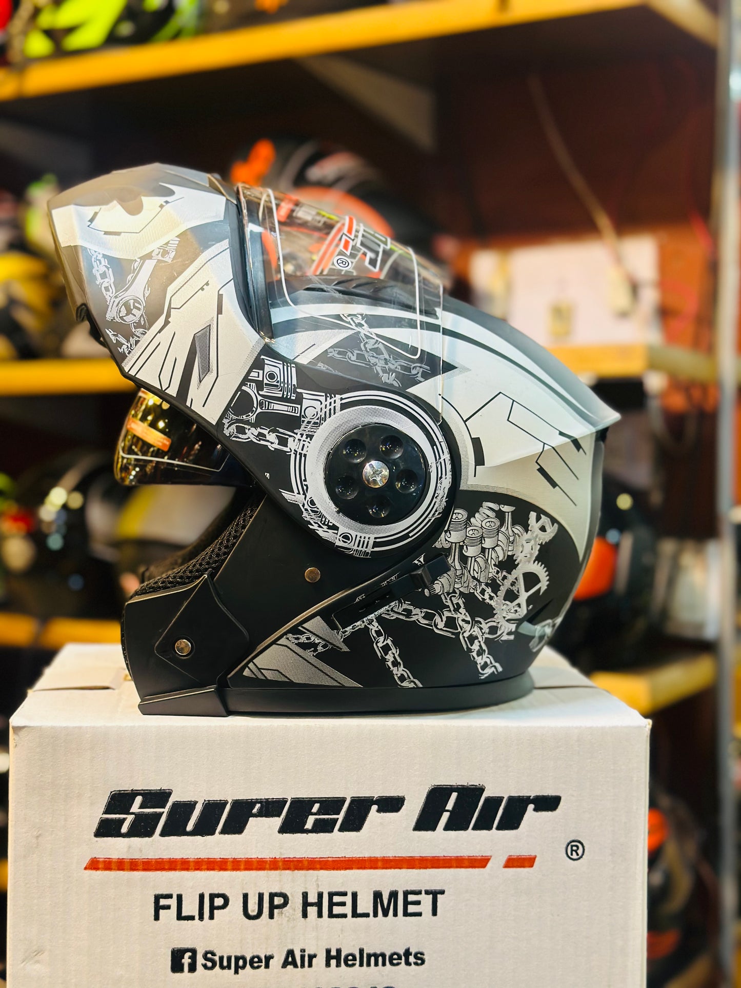 Superair 275 Helmet ABS quality unbreakable & washable padding ( Made in Pakistan 🇵🇰 )