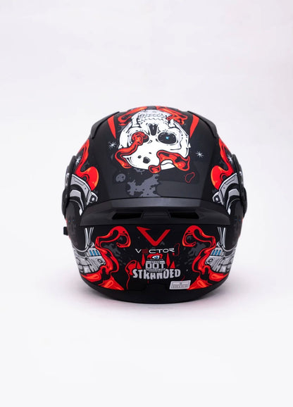 Vector 254 DOT certified Flip up helmet washable paddings