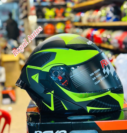 Revo VT 259 DOT  certified washable padding Duel visor