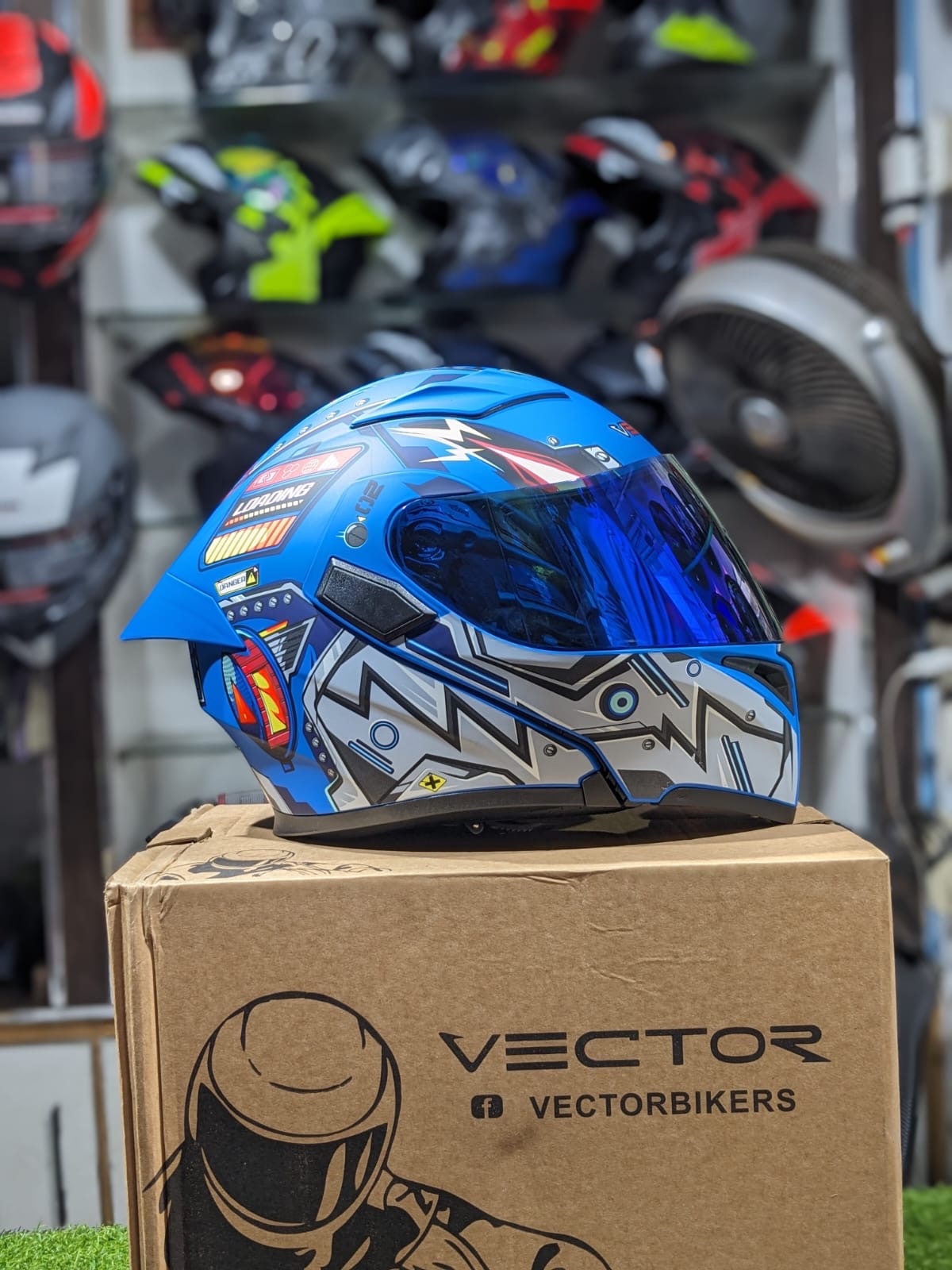 Vector 254 Prime with Polarise Visor  DOT certified Helmet Modular helmet