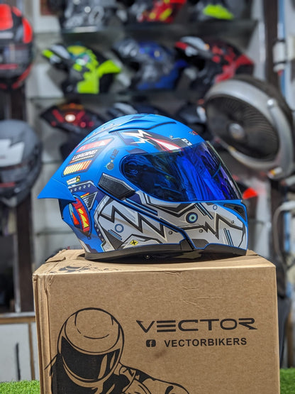 Vector 254 Prime with Polarise Visor  DOT certified Helmet Modular helmet