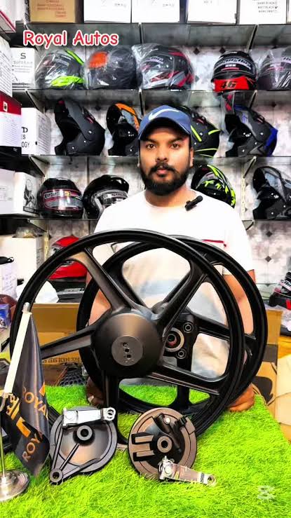 Motorcycle Honda CG125 Alloy Rim Front Rear With Hub Plates.   Note: COD Not Available only advance payment.