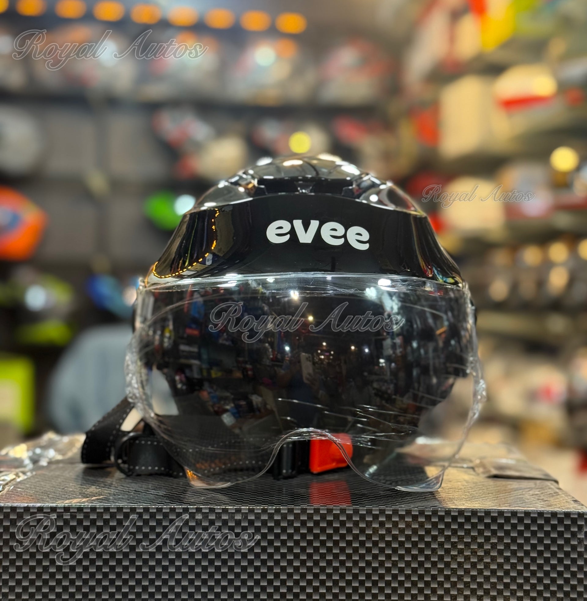 evee motorcycle helmet Evee Imported Cap Helmet – Royal Autos Fsd