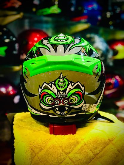 ID Spartan Full face ECE and TIS Certified helmet