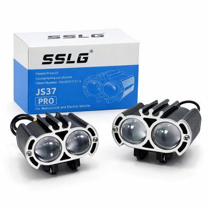 SSLG JS37 PRO Dual Lens LED Motorcycle Light