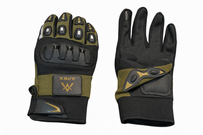 Apex Safety Gloves Strong Grip , Touch mobile sensor ,  2 Reflector glow in night & washable