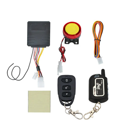 Motorcycle Two 2 Way Security Alarm System Anti-theft Remote Control Waterproof Kit with Vibration Remote
