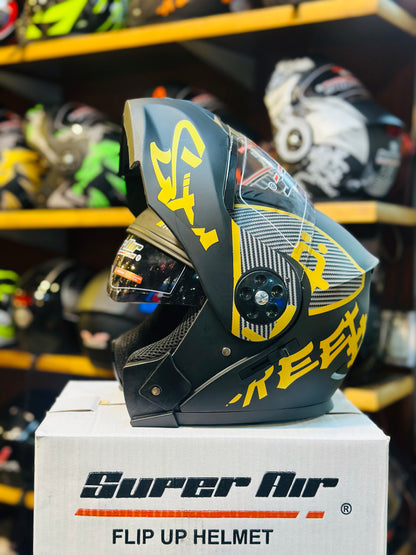Superair 275 Helmet ABS quality unbreakable & washable padding ( Made in Pakistan 🇵🇰 )