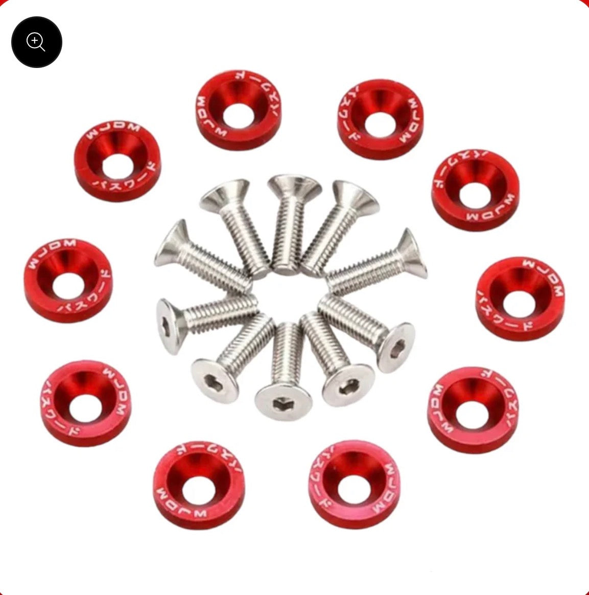 JDM Style Dress Up Aluminum Nuts 10pcs nuts cover For motorcycle China imported