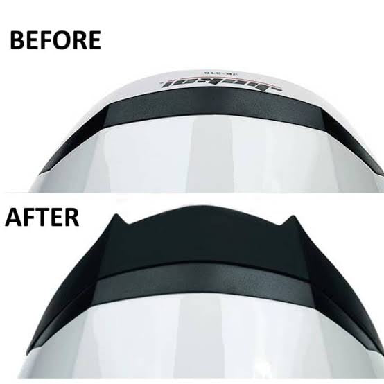 Helmet Spoiler for jiekai 902 & 316 Rear Wing Motorbike Tail Parts & Accessories