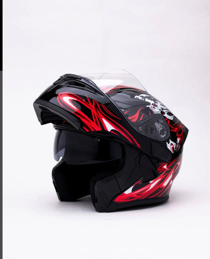 Vector 254 DOT certified Flip up helmet washable paddings