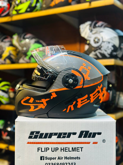 Superair 275 Helmet ABS quality unbreakable & washable padding ( Made in Pakistan 🇵🇰 )