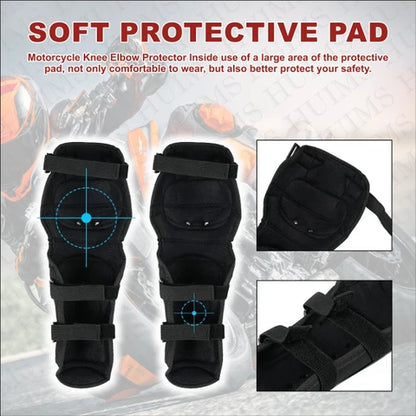 Alloy Stainless Steel Knee Guard Flexible Breathable Adjustable