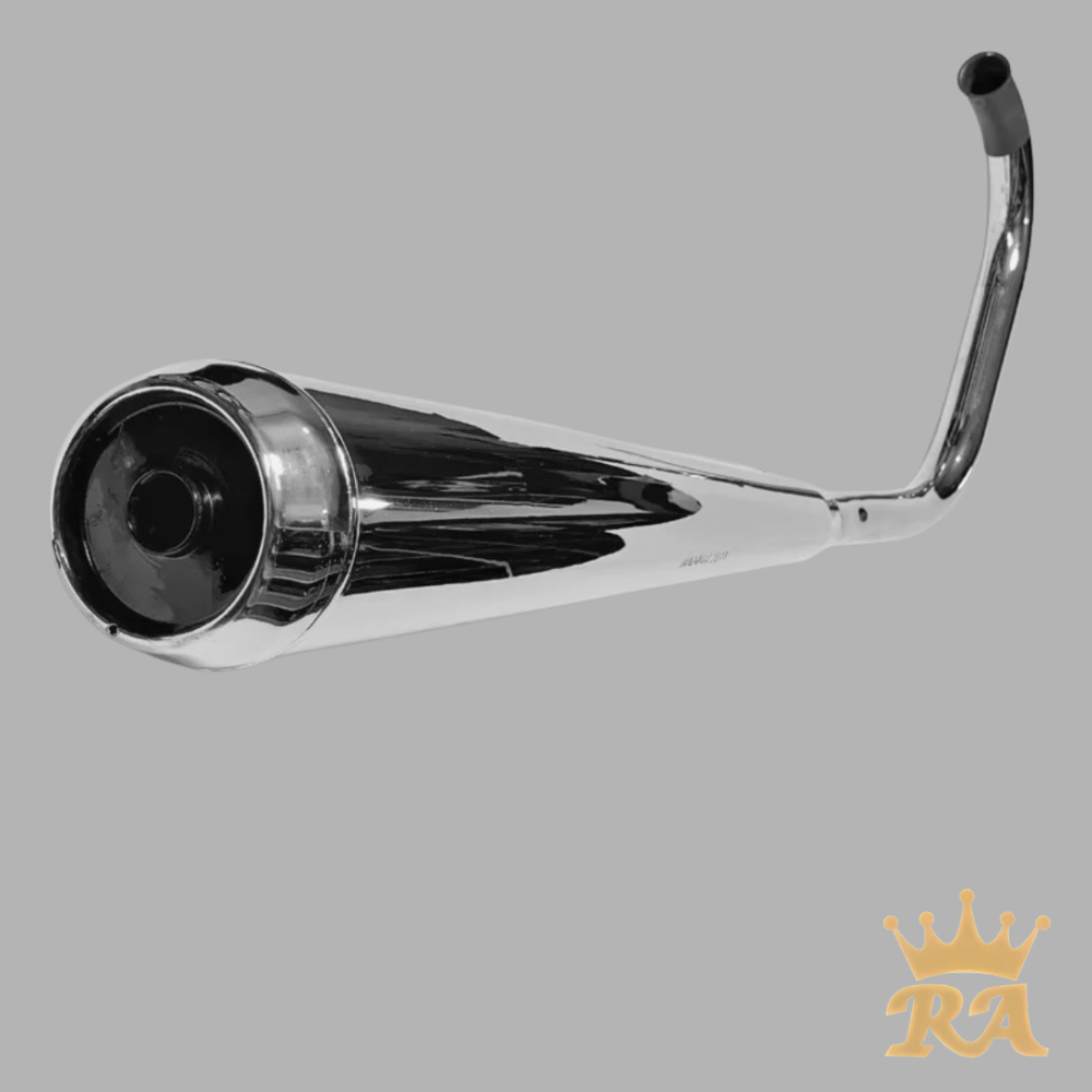 SANKEI 2011 Chrome Silencer for Honda CG125 - Premium Quality & Powerful Sound | Best Price in Pakistan