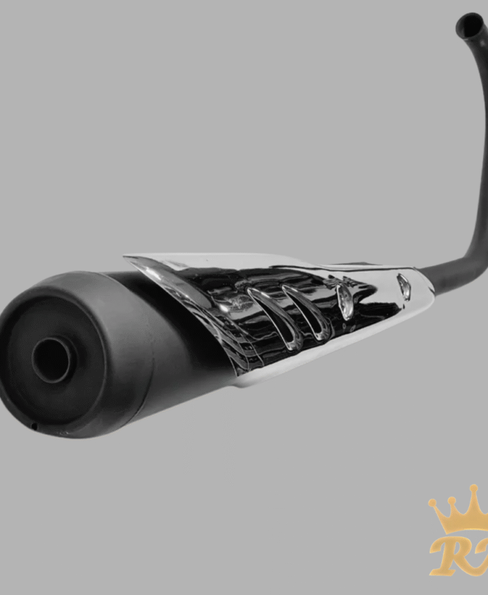 SANKEI 2011 Black Silencer for Honda CG125 - Premium Sound & High Performance
