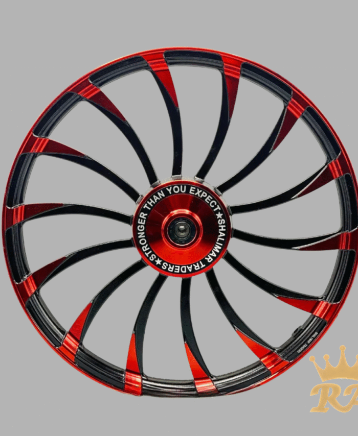 Premium Red Curve Alloy Rims for CD 70